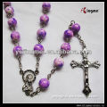 6mm Cheap Violet Glass Beads for Rosary Making